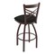 Holland Bar Stool Co 30" Swivel Bar Stool, Bronze Finish, Canter Espresso Seat 82030BZ003 - alternate 2